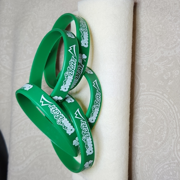 Coors light St. Patricks Day rubber bracelets, set of 5, NEW - Picture 4 of 6